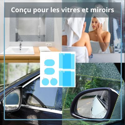 AntiFog ™| Film de protection pour miroir