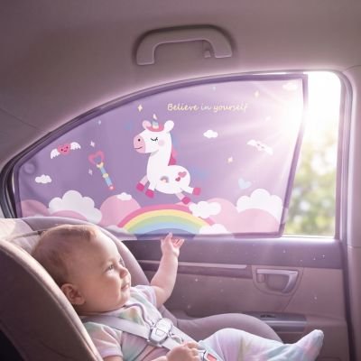 Pare soleil voiture bébé coloré