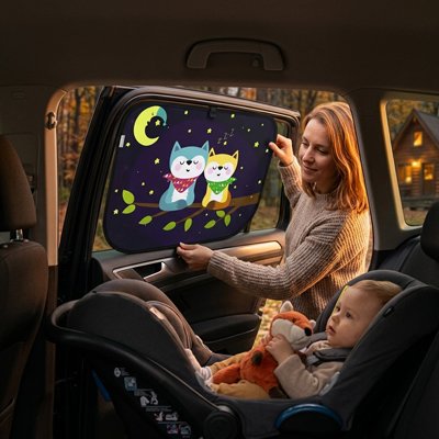 Pare soleil voiture bébé sombre