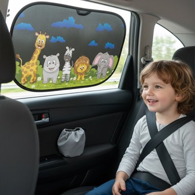 Pare soleil voiture divertissant