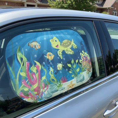 Pare soleil voiture ludique