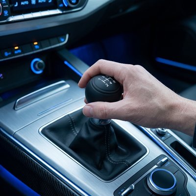 Pommeau de vitesse ergonomique